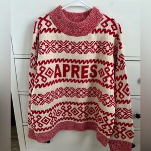 Apres ski sweater